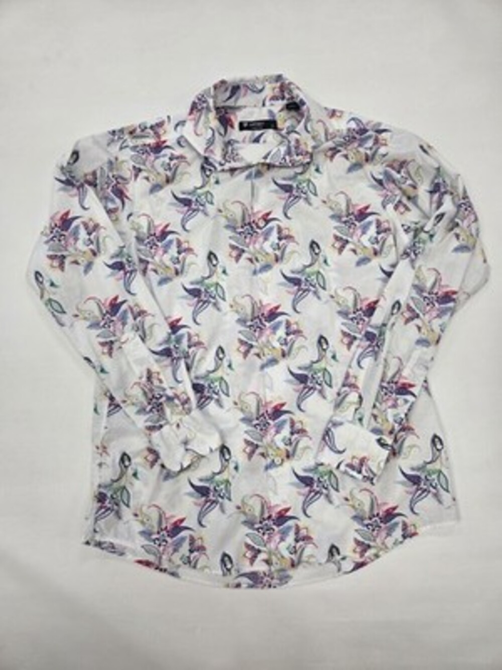 Daniel Cremieux Signature Collection Shirt Size Small Floral Aop Print 38